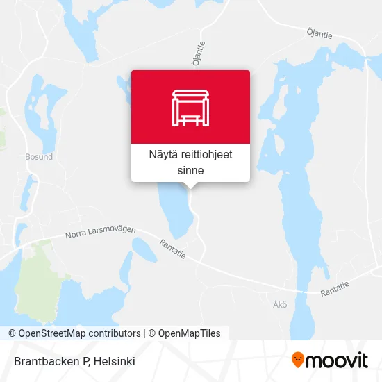 Brantbacken P kartta