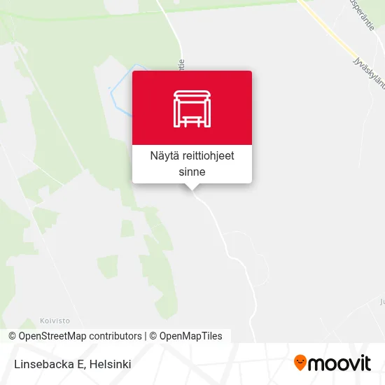 Linsebacka E kartta