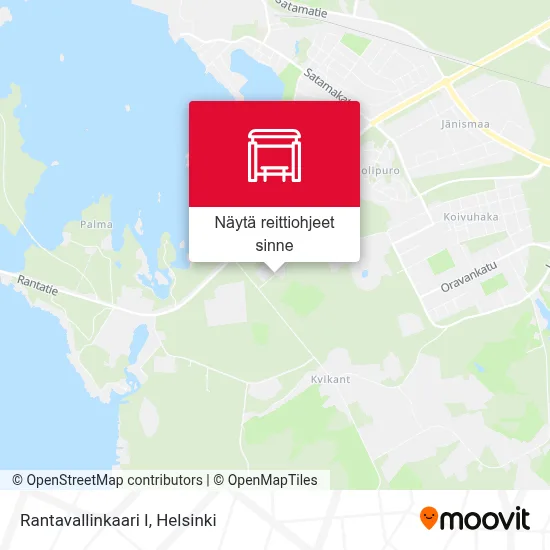 Rantavallinkaari I kartta