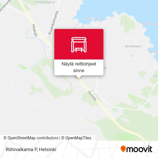 Riihivalkama P kartta