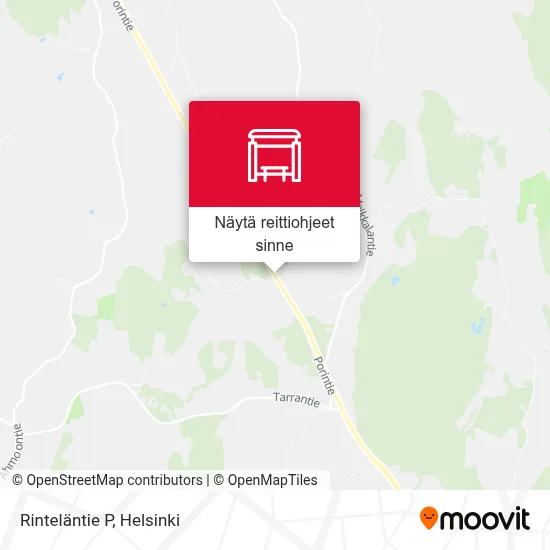 Rinteläntie P kartta