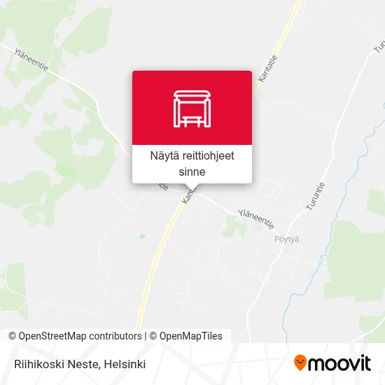 Riihikoski Neste kartta