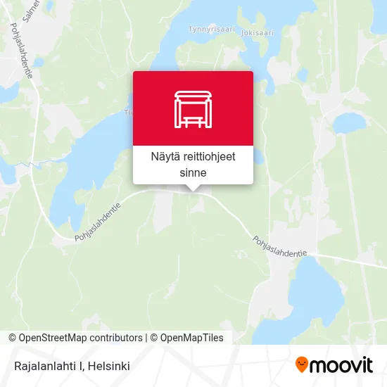 Rajalanlahti I kartta