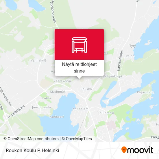 Roukon Koulu P kartta