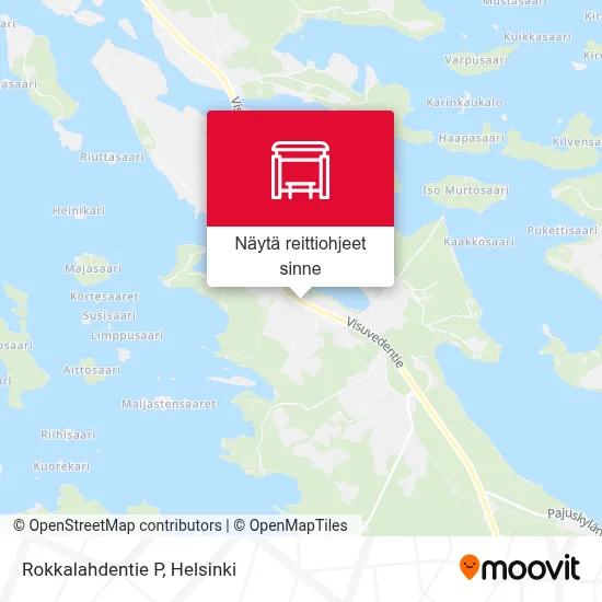 Rokkalahdentie P kartta