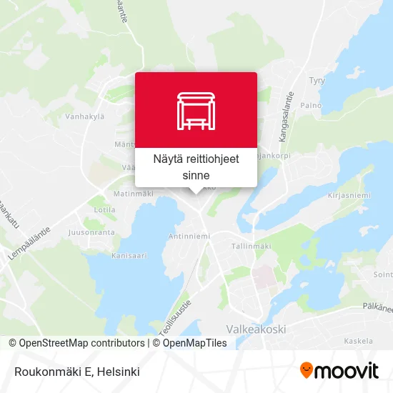 Roukonmäki E kartta