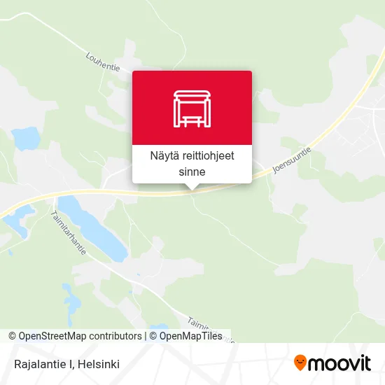 Rajalantie I kartta