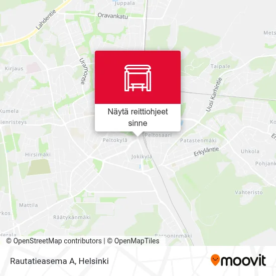 Rautatieasema A kartta