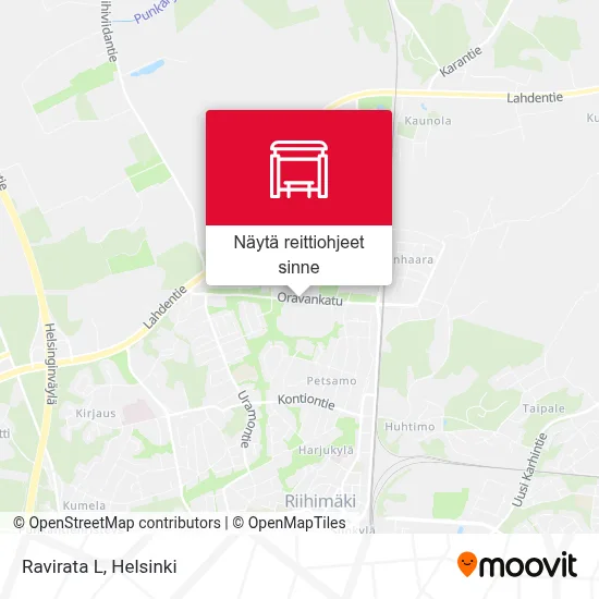 Ravirata L kartta