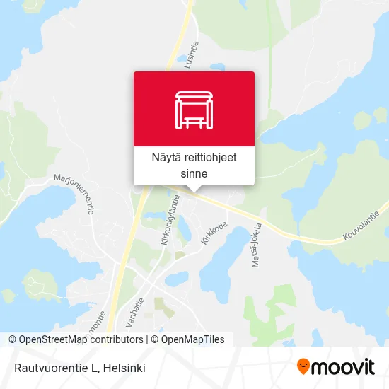 Rautvuorentie L kartta