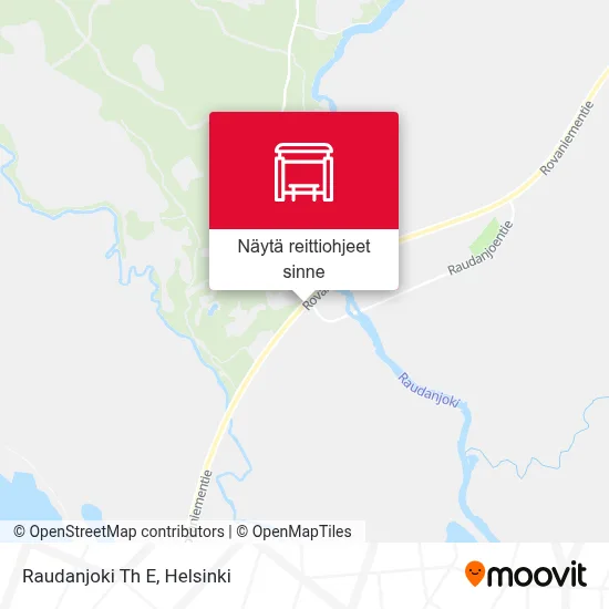 Raudanjoki Th E kartta