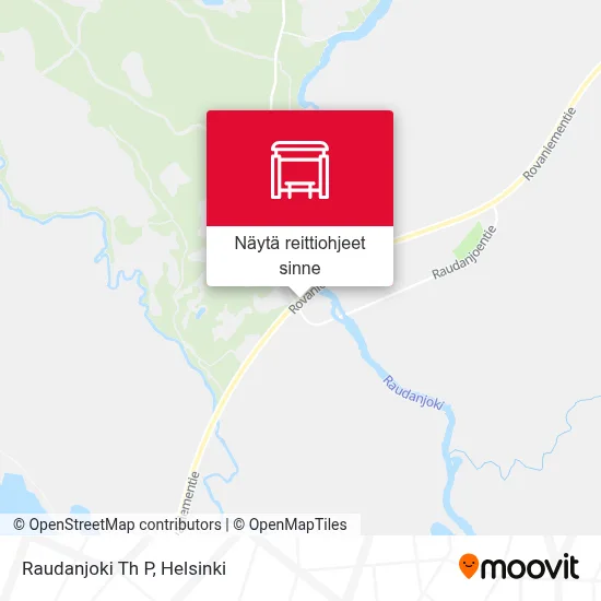 Raudanjoki Th P kartta