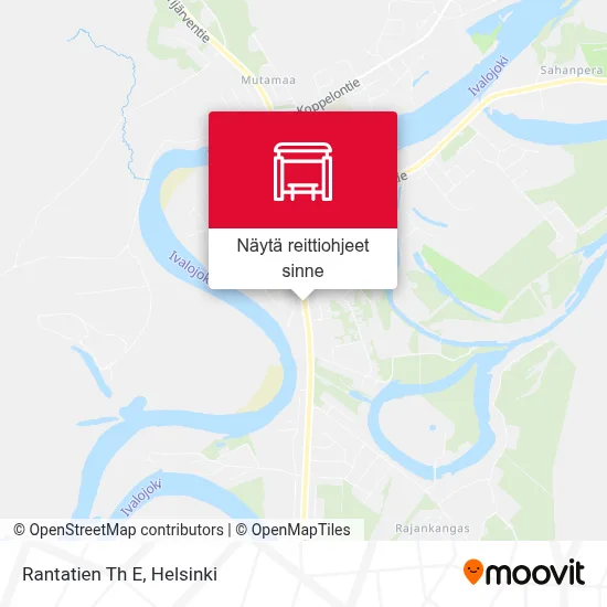 Rantatien Th E kartta