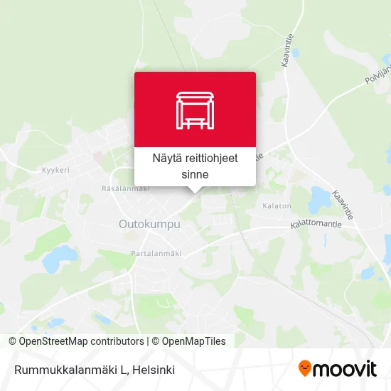 Rummukkalanmäki L kartta