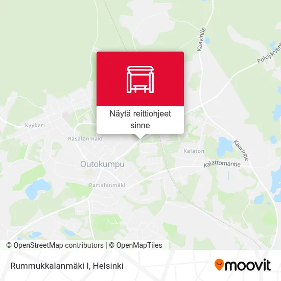 Rummukkalanmäki I kartta