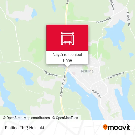 Ristiina Th P kartta