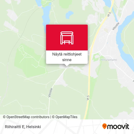 Riihiraitti E kartta