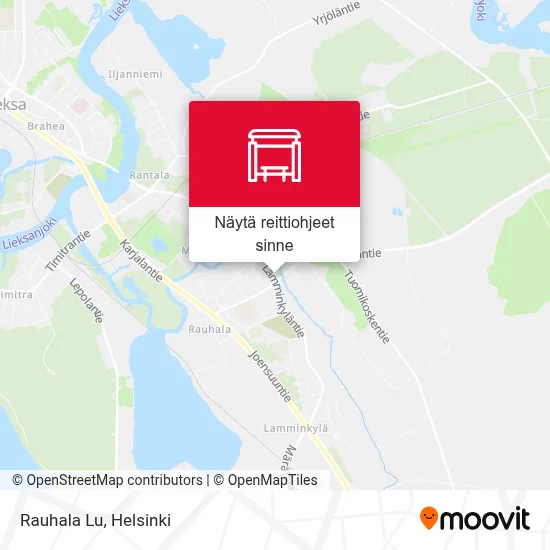 Rauhala Lu kartta