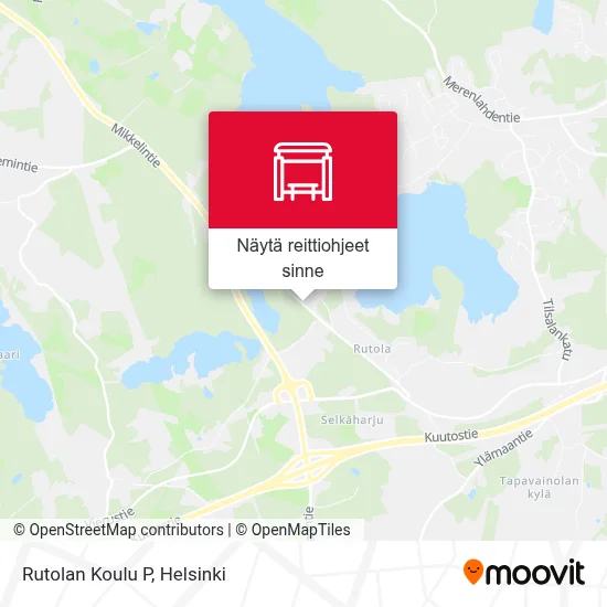 Rutolan Koulu P kartta