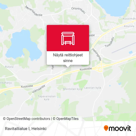 Ravitallialue I kartta