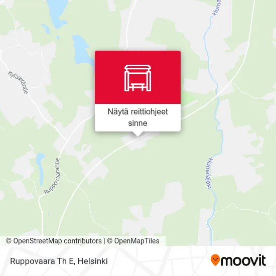 Ruppovaara Th E kartta