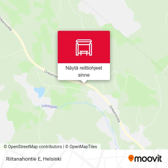 Riitanahontie E kartta