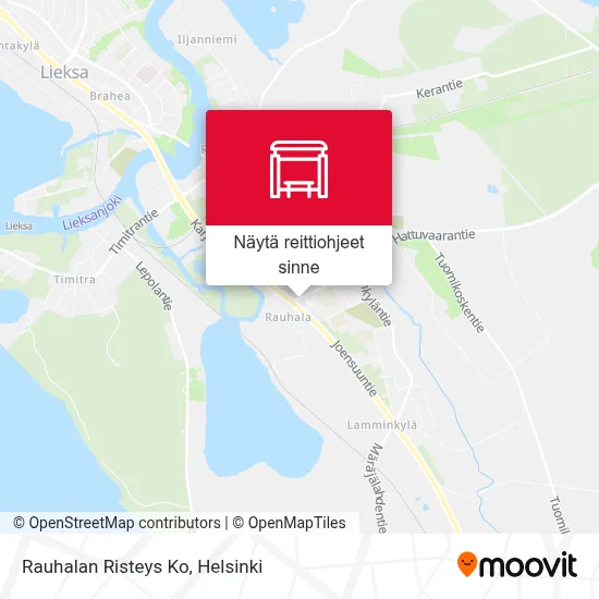 Rauhalan Risteys Ko kartta