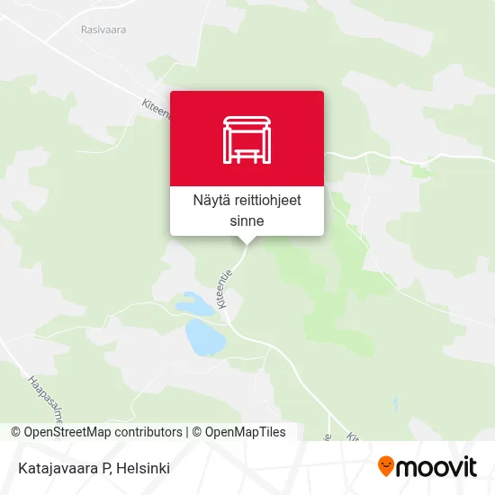 Katajavaara P kartta