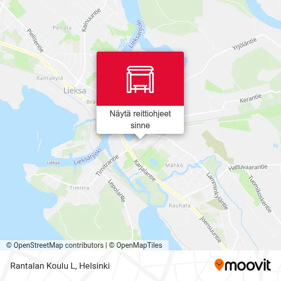 Rantalan Koulu L kartta