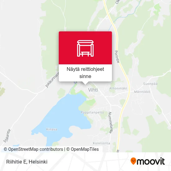 Riihitie E kartta