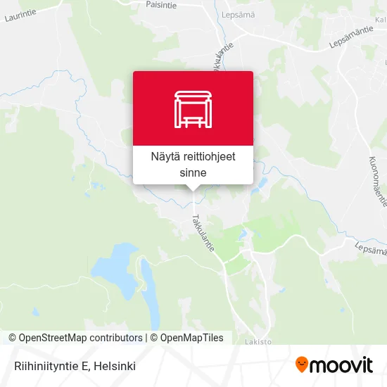 Riihiniityntie E kartta