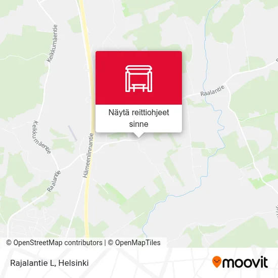 Rajalantie L kartta