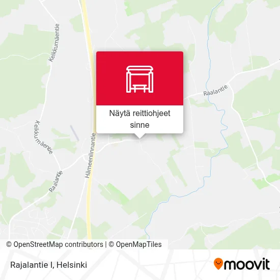 Rajalantie I kartta