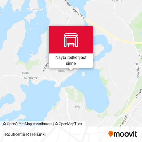 Routiontie P kartta