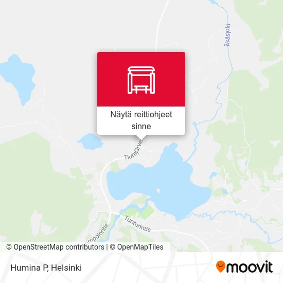 Humina P kartta
