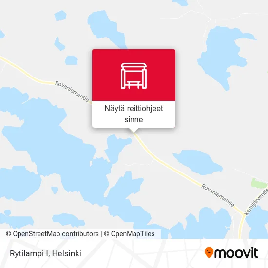 Rytilampi I kartta