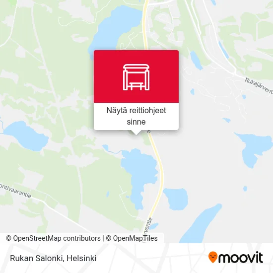 Rukan Salonki kartta