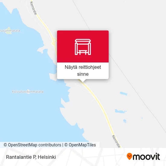 Rantalantie P kartta
