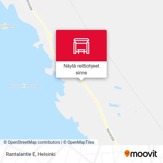 Rantalantie E kartta