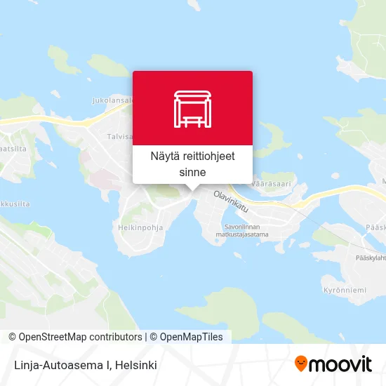 Linja-Autoasema I kartta