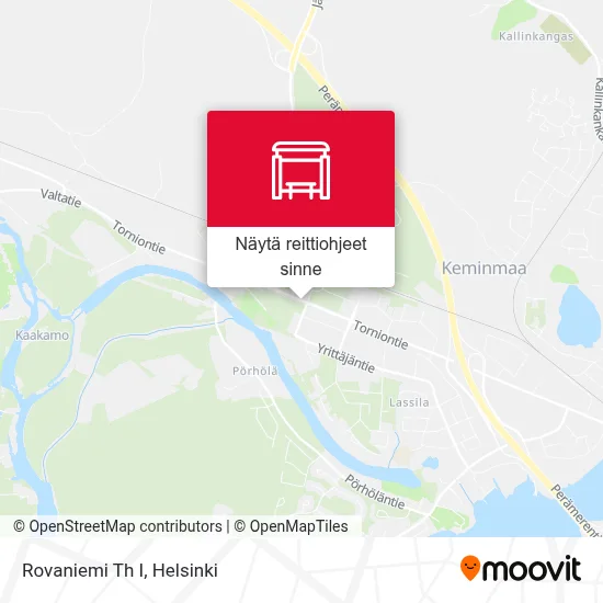 Rovaniemi Th I kartta