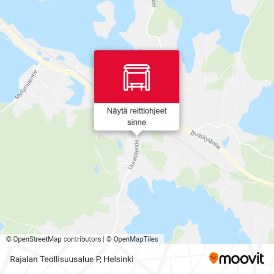 Rajalan Teollisuusalue P kartta