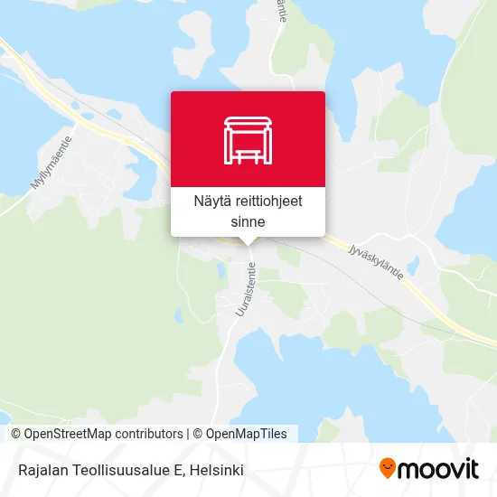 Rajalan Teollisuusalue E kartta