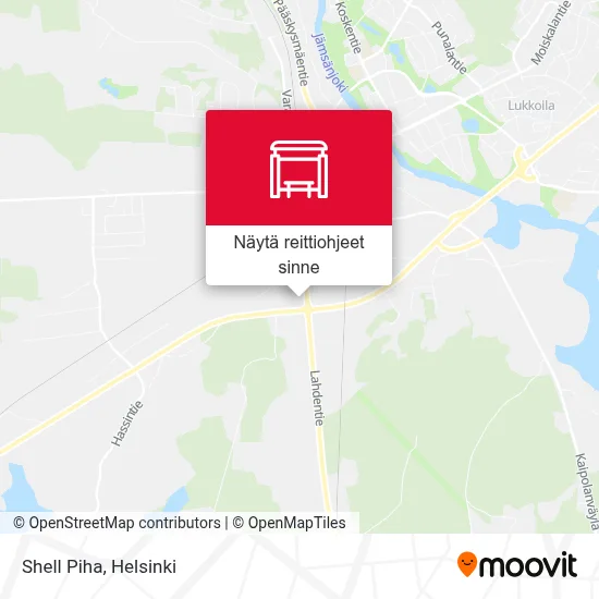 Shell Piha kartta