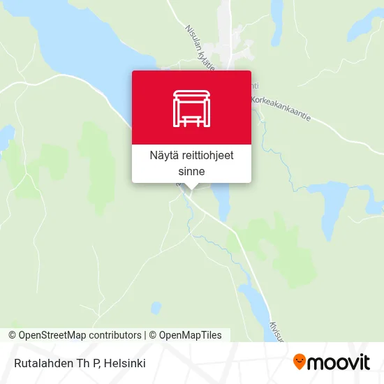 Rutalahden Th P kartta