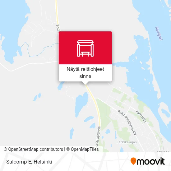 Salcomp E kartta