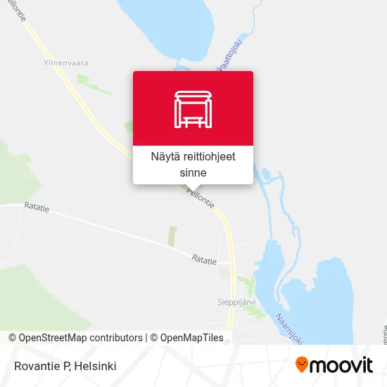 Rovantie P kartta