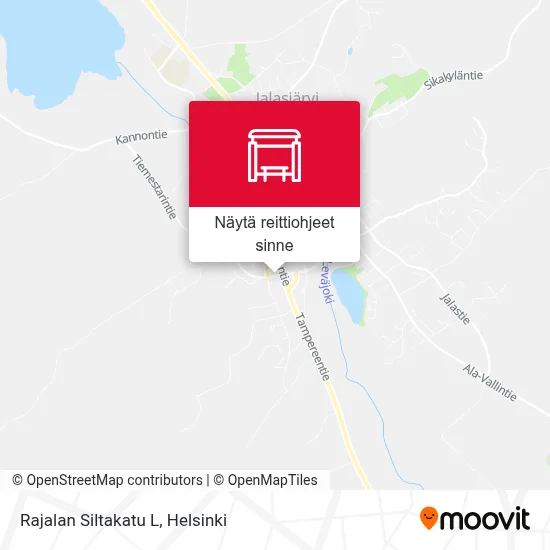Rajalan Siltakatu L kartta