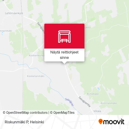 Riskunmäki P kartta