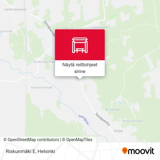 Riskunmäki E kartta